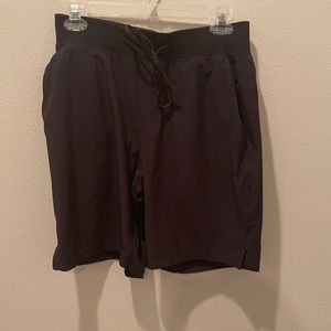 Black lulu lemon shorts size medium length 7